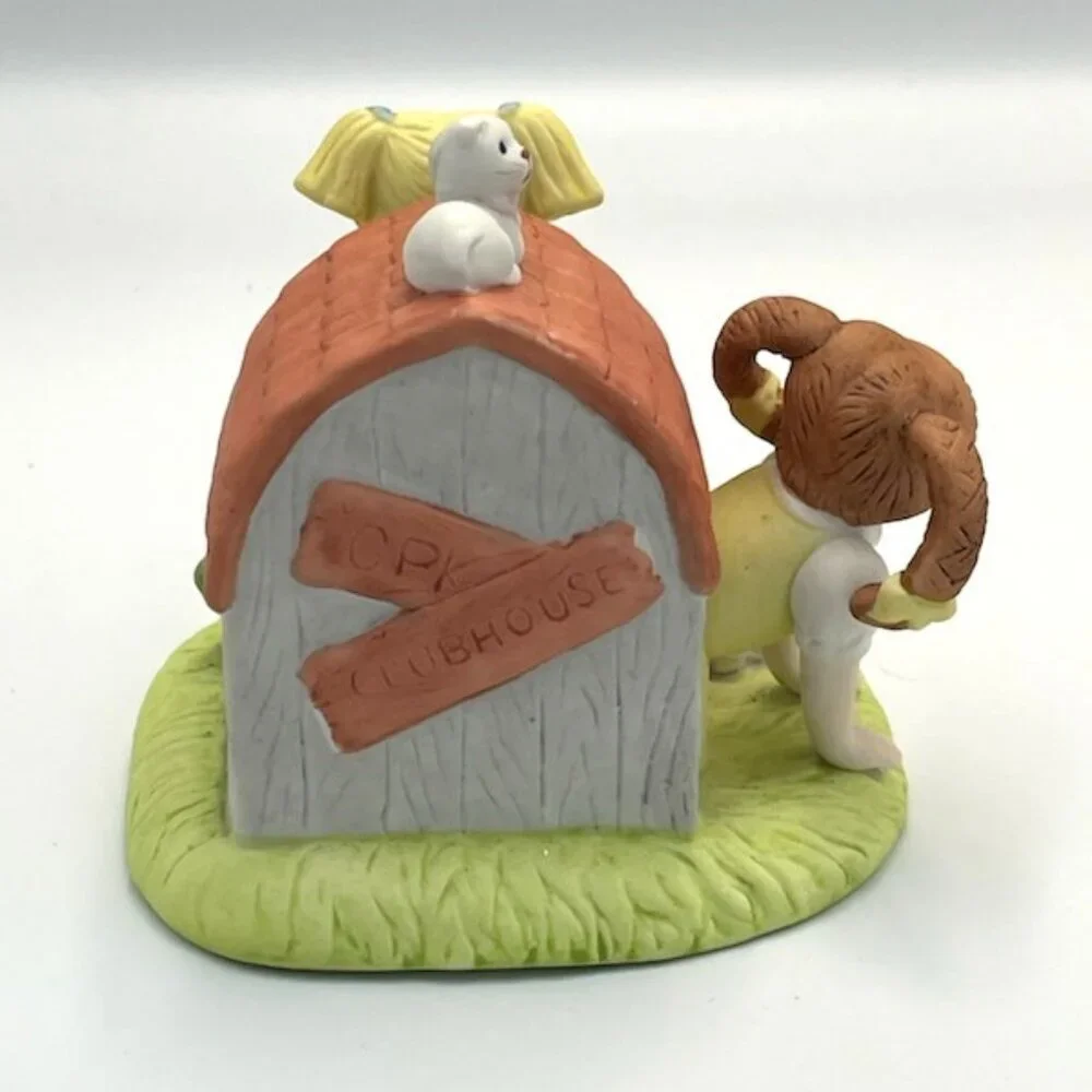 Cabbage Patch Kids Clubhouse Figurine 1984 Xavier Roberts #5020 Special Thoughts
